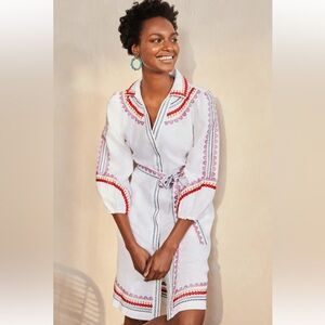 Boden Linen Midi Dress